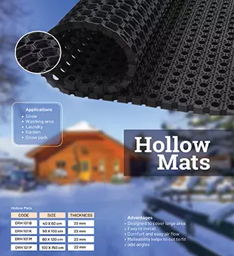 hollow mat roll